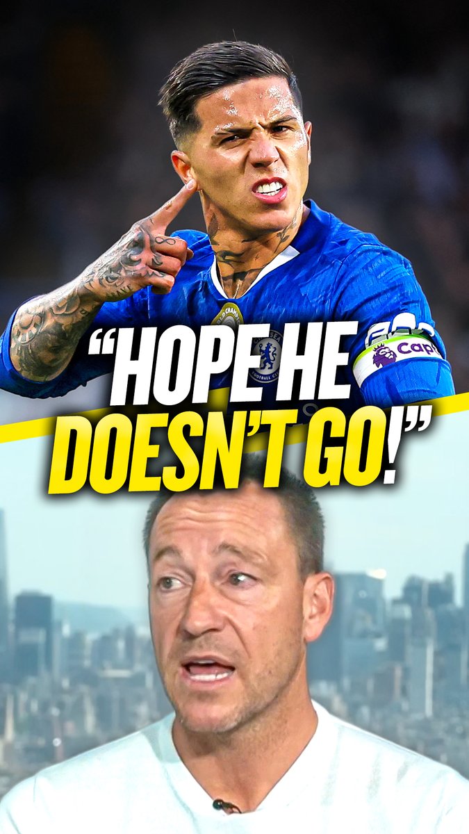 🙏 "I really hope he doesn't go!" 🇦🇷 "He's a big player for us!" John Terry hopes Chelsea will hold onto Enzo Fernández!