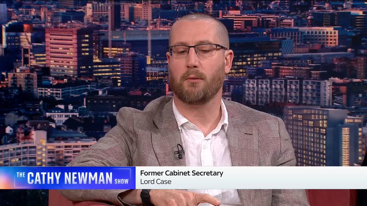 "Why would anybody in their right mind want to put themselves forward for senior political office?" Lord Case tells @CathyNewman that politics is failing to attract "the best and brightest" as "the way we treat our politicians is so poor". Politics live: