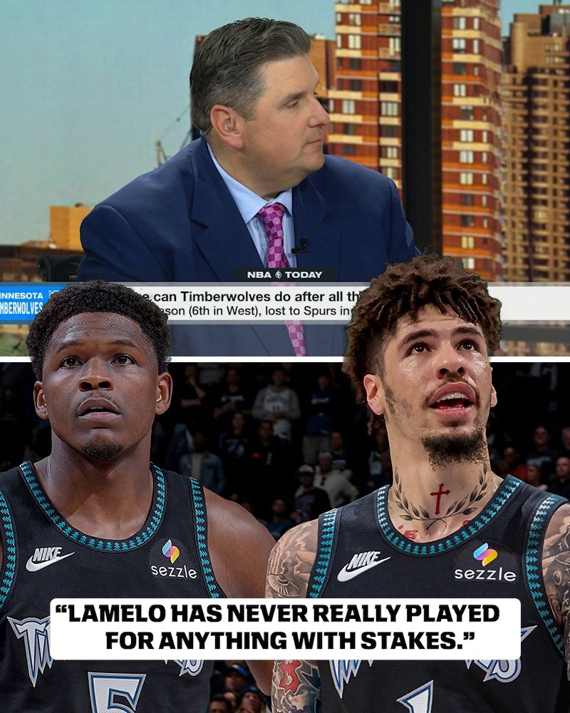 .Brian Windhorst believes the Timberwolves are "must-see TV" with LaMelo 🤩