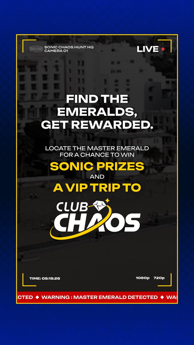 THIS JUST IN: We've pinpointed the trajectory of the Master Emerald and it's set to make landfall somewhere in Los Angeles on Saturday, June 27. Stand by for more details so you can help Sonic & friends hunt it down before Dr. Eggman can.