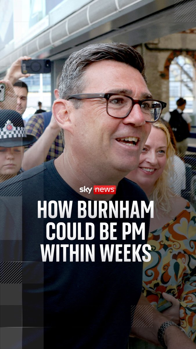 🔴 With Andy Burnham's Labour leadership bid so far unopposed, the party has set out a detailed timetable showing how he could become PM by 17 July. Sky's Rob Powell explains 👇