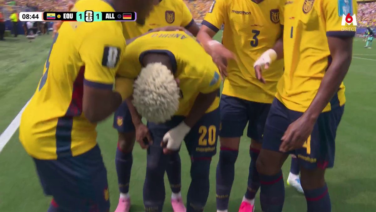 🚨 L'ÉQUATEUR 🇪🇨 MARQUE SON PREMIER BUT DANS CETTE COUPE DU MONDE ET REVIENT TOUT DE SUITE DANS LA PARTIE !!! Quelle frappe de Nilson Angulo ! 💫 🎥 M6 - Coupe du Monde de la FIFA 2026™