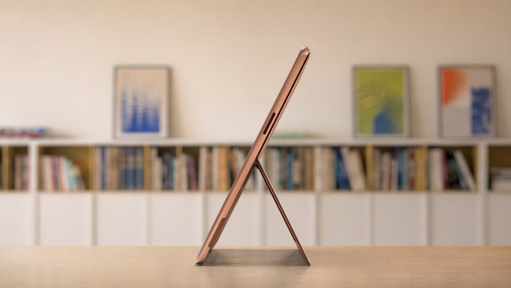 Shift between laptop work, tablet mode, and everything in between with a built-in 165-degree kickstand that adjusts to where you create.