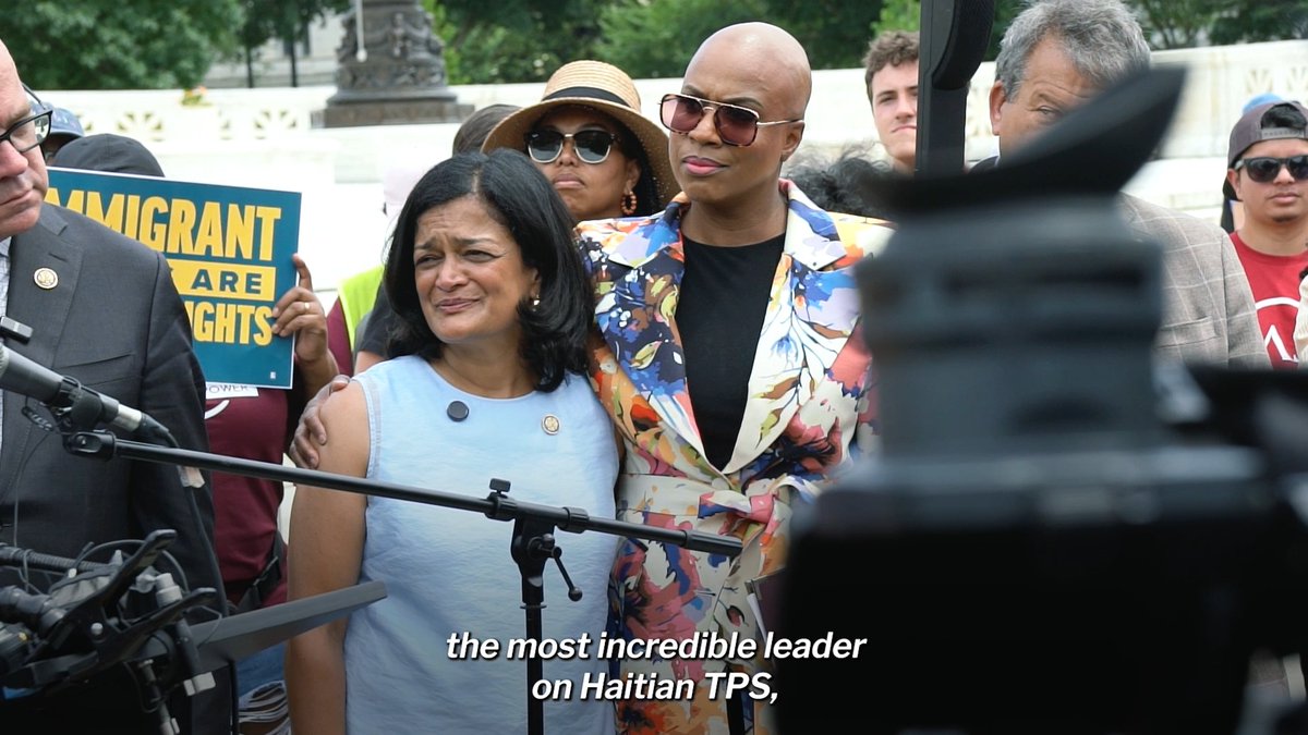 Today, the right-wing Supreme Court made an immoral and unjust decision to terminate TPS (Temporary Protected Status), putting countless immigrants and communities at risk. I joined advocates outside the Supreme Court to demand better for TPS holders and all immigrants.