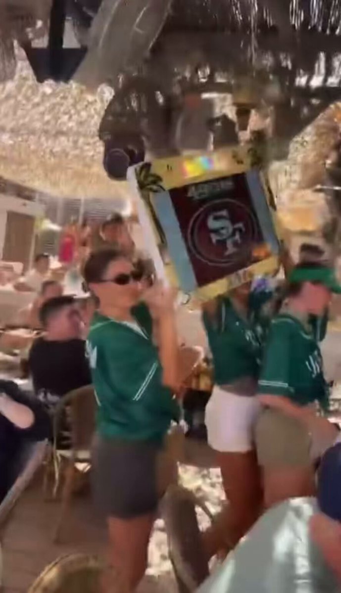 Sean McVay went all the way to St. Tropez for some peace and quiet… …and somehow the #49ers Faithful still found him. I LOVE THIS! 😭💀 Via: BlakeMccall | H/T OurSF49ers