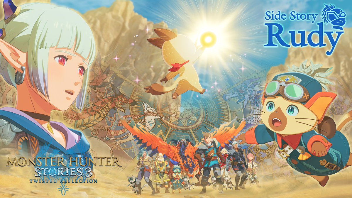 Reports of his demise were greatly eggsaggerated. 🥚 Navirou, the Felyne hero who once saved the world, makes a mighty return in the Additional Side Story: Rudy paid DLC for #MHStories3! Out June 26 on all platforms!