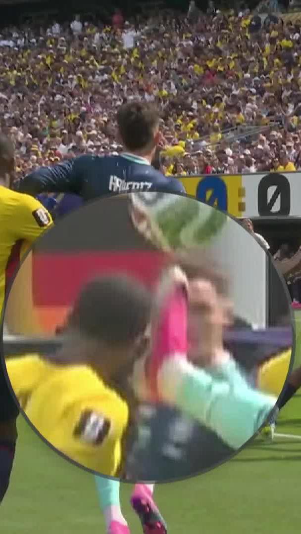 High foot in the build-up to Germany's opener 👀 Did VAR miss this or should the goal stand? 🤔💭 📺 Stream #FIFAWorldCup on DStv: #SSFootball | #DStvFIFAWorldCup2026