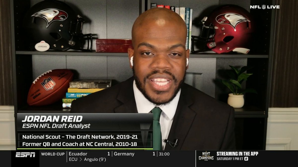"I think we can get as many as five [quarterbacks] that go in the first round." —Jordan Reid on the 2027 QB class ✍️