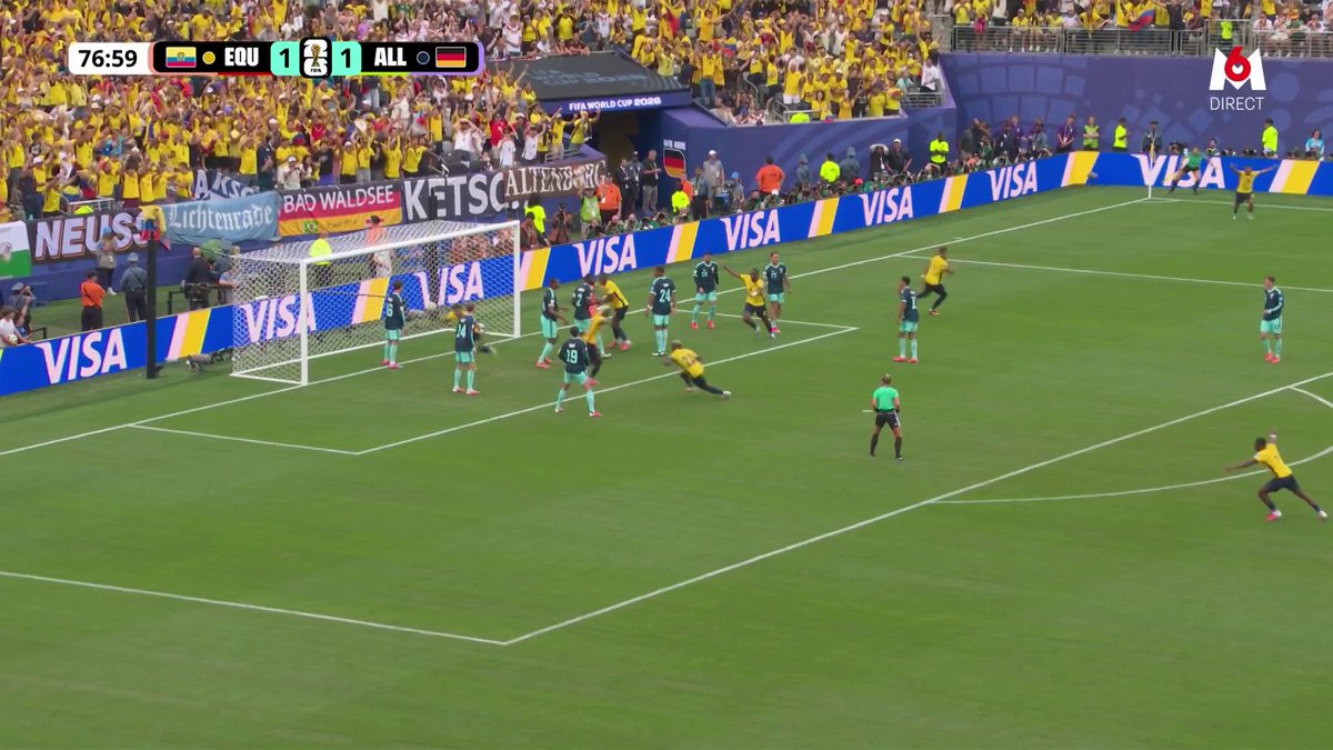 🚨 ILS SONT EN TRAIN DE LE FAIRE !!! L'ÉQUATEUR 🇪🇨 PREND L'AVANTAGE CONTRE L'ALLEMAGNE ET ENTREVOIT LES SEIZIÈMES !!! 🎥 M6 - Coupe du Monde de la FIFA 2026™