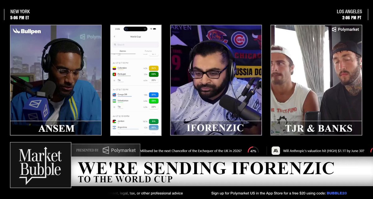 Streamer "iForenzic" told FaZe Banks and TJR to their face that Cristiano Ronaldo is NOT the best player on Portugal despite nearly having a hat trick last World Cup match, instead explaining that Bruno Fernandes or Vitinha is 😳