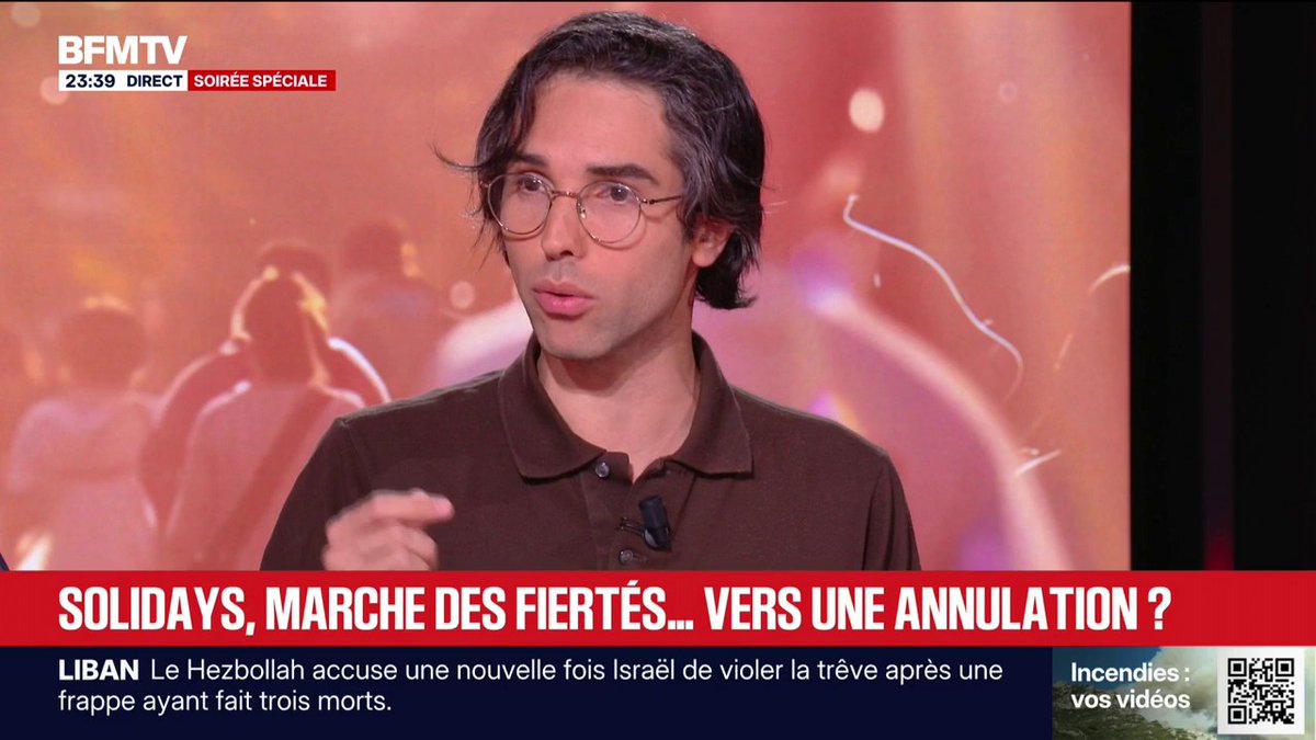 Marches des fiertés: "Nous avons mis en place un dispositif renforcé cette année, qui a été salué par la préfecture de police de Paris", assure Alexandre Schon, co-président de l'Inter LGBT