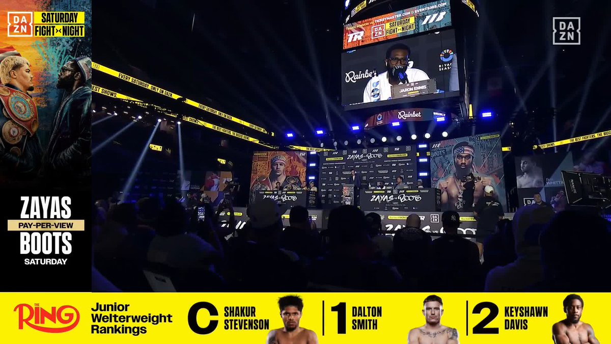 🗣️ ”There's just levels. I'll show my skills and ability. Me winner by KO!” - Boots #ZayasBoots live on DAZN Boxing