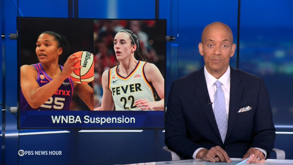 The WNBA handed down a one-game suspension today to Alyssa Thomas after reviewing Wednesday night's game and issuing a flagrant foul penalty. The league said Thomas "recklessly" pressed her fist to the throat of Caitlin Clark during the second quarter of the Phoenix Mercury's win over the Indiana Fever. No foul was called on the floor at the time. Thomas will serve the suspension during the team's next game, Saturday against the Toronto Tempo. The decision comes after widespread criticism of the officiating, including from Indiana coach Stephanie White, who, in comments after the game, called it "egregious." Clark's supporters have criticized what they see as overly physical play against the Indiana Fever star since she entered the WNBA in 2024.