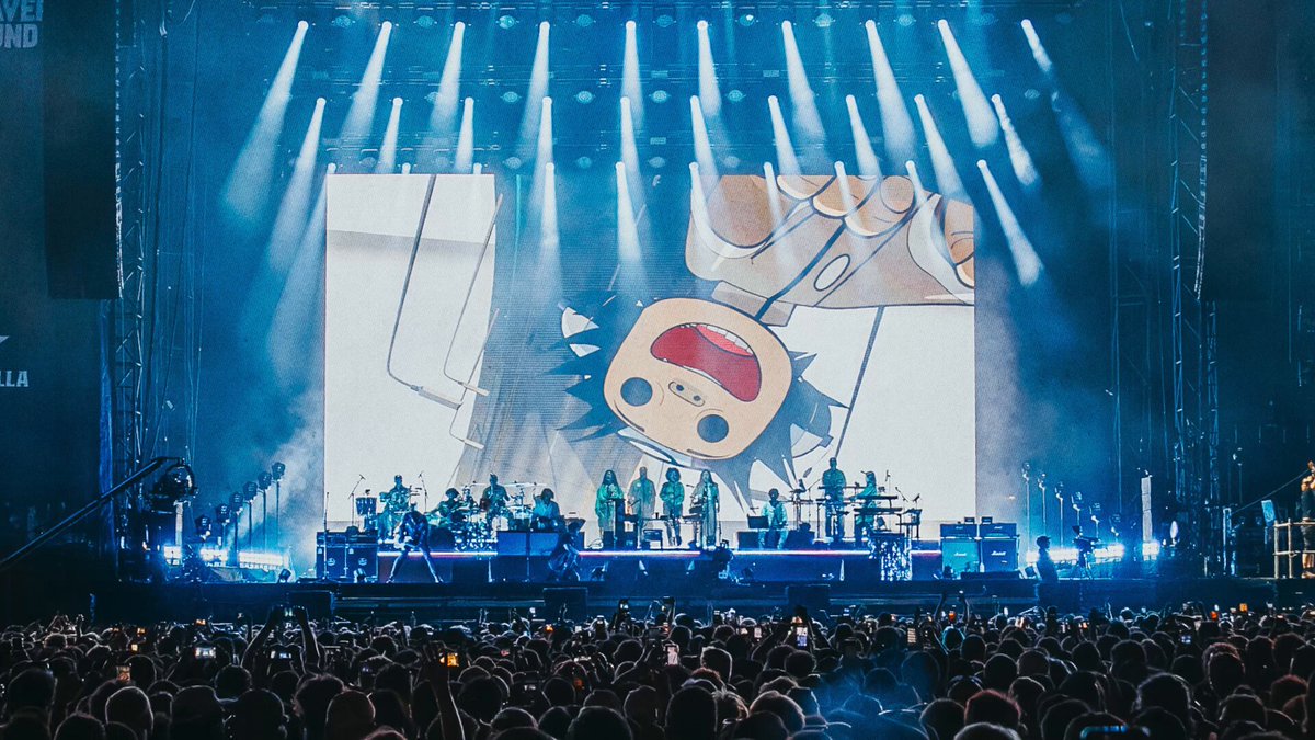 Pronto será el turno de Chile para vivir el The Mountain Tour de gorillaz 🕶️🧡 ¡Nos vemos el 4 diciembre en Estadio Bicentenario La Florida! 🇨🇱 🎟️Entradas en