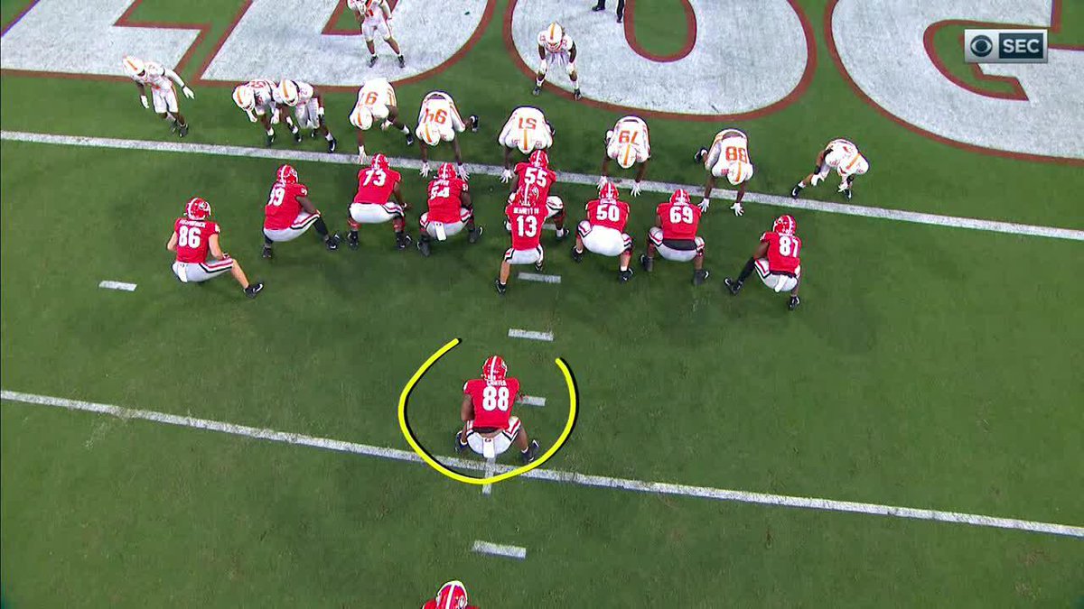 2020 vs. Tennessee Stetson Bennett finds Jalen Carter for a touchdown during the 44-21 victory over the Vols. (via CBS Sports)