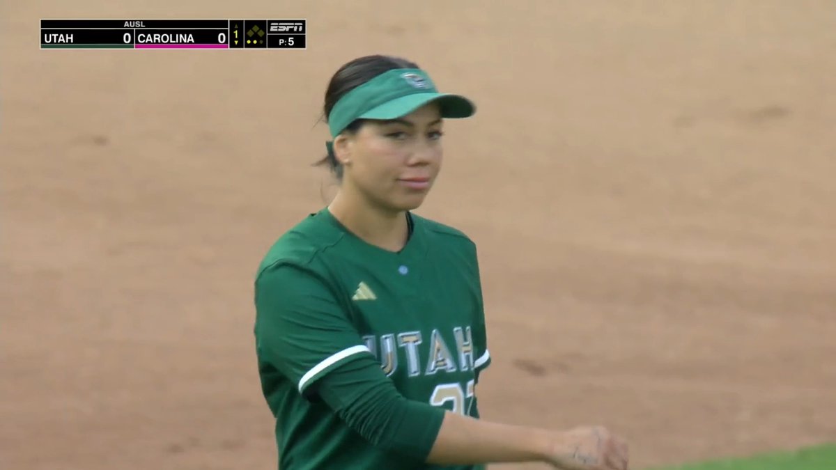 a moment for Champ's first pro softball appearance 👏 📺 ESPN