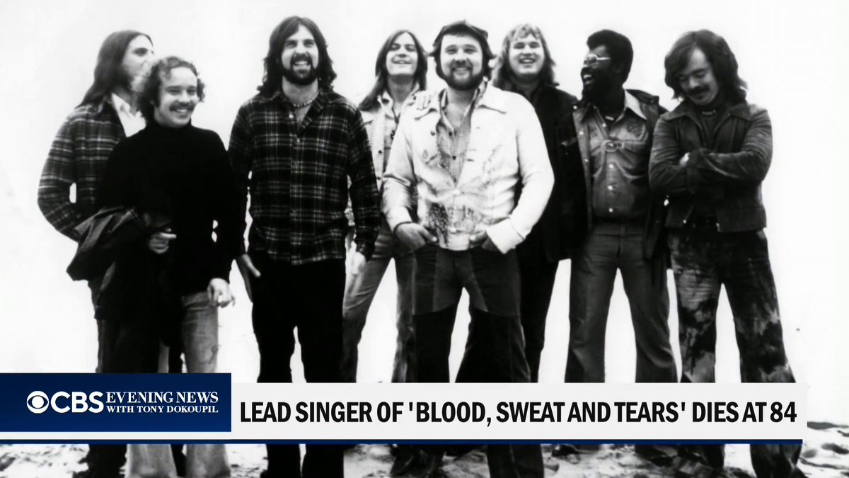 David Clayton-Thomas, the lead singer of "Blood, Sweat and Tears," and an icon of the sixties and seventies, died in Toronto at 84.