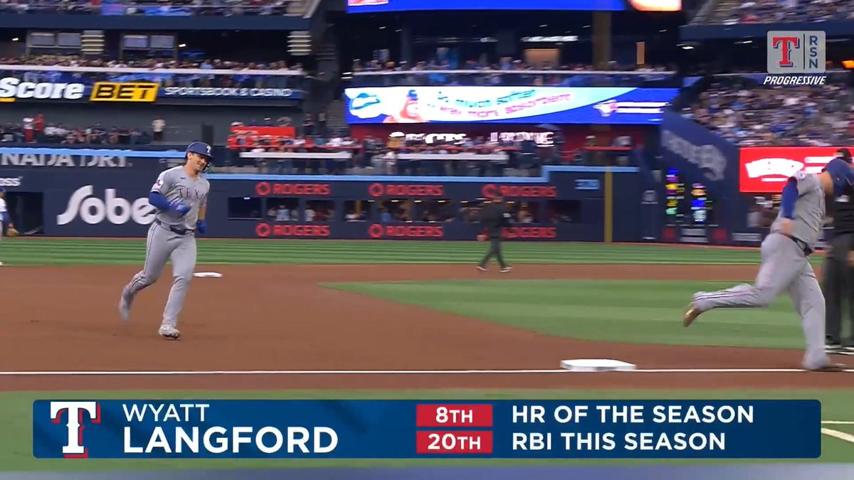 5 homers in his last 8 games! Wyatt Langford x #AllForTX