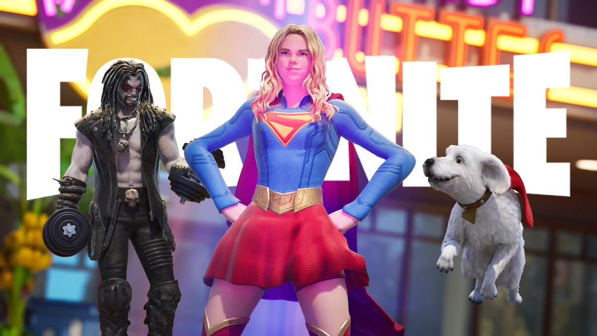 Fortnite Supergirl Cosmetics Showcase, available June 26th! #SponsoredByEpic