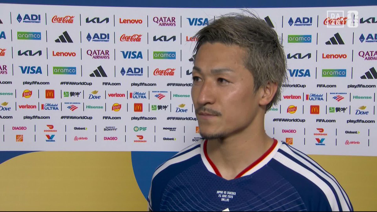 殊勲の先制弾‼️ 先制ゴールを決めた前田大然 「トラップだけを集中した」🎙️ 🏆 #FIFAワールドカップ 第3戦 🆚 日本 vs スウェーデン #DAZN で見逃し配信中 #本気で楽しむならDAZN