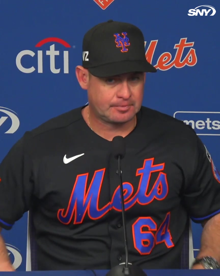 "It's just routine plays that are costing us. At this level, you expect to make plays like that. Those are routine plays." Carlos Mendoza talks about the Mets' continued defensive issues: