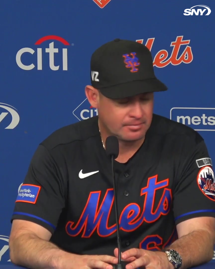 "That's the reality, especially if we don't start playing better. We've got to be honest here. But we can't be thinking about 'what if.' Our job is to do what we need to do now." Carlos Mendoza was asked about the possibility of the Mets being sellers if they continue losing: