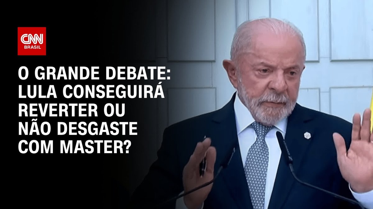 PoderData/AYA: 54% culpam governo Lula por caso Master; assista #OGrandeDebate