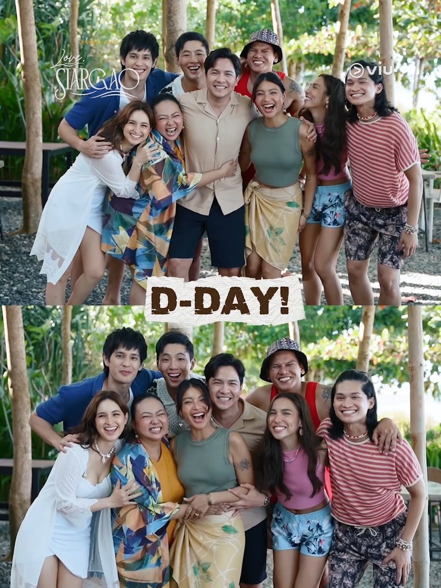 Marajaw karajaw! 🌴🌊 The wait is almost over! Love, Siargao streams later at 6 PM, only on Viu. ❤️ #AldenRichards #NadineLustre #KimJisoo #KylineAlcantara #GabLagman #ColeenGarcia #KakkiTeodoro #AdrianLindayag #AZMartinez #VinceMaristela #ChristopherDiwata #LoveSiargao #LoveSiargaoLaterAt6PM #ViuOriginal