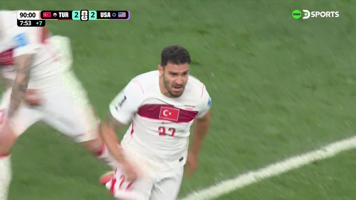 😮‍💨🇹🇷 EL CAÑO DE ARDA GÜLER Y EL TRIUNFO AGONICO DE TURQUÍA A LOS 98' ANTE EEUU. Ya está ELIMINADA del Mundial. ❌