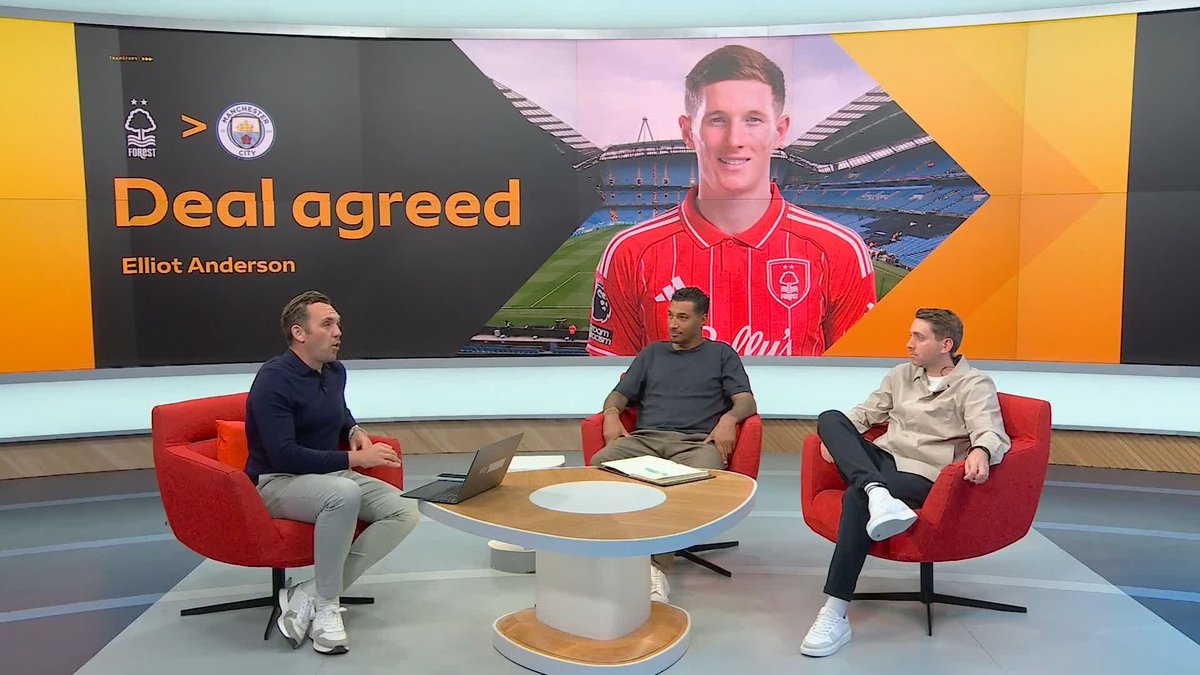 🗣️ "He's what every team is looking for now." Analysis on Manchester City agreeing a deal with Nottingham Forest to sign Elliot Anderson ⤵️