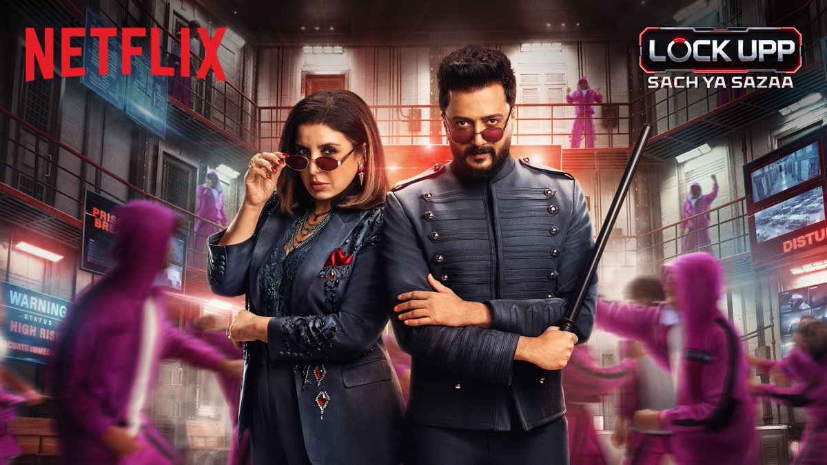 15 inmates, 2 jailers aur ek game jahan har ilzaam ka hoga hisaab 🔒🚨 Watch Lock Upp, starts tomorrow, every Saturday to Wednesday, raat 8 baje, only on Netflix.