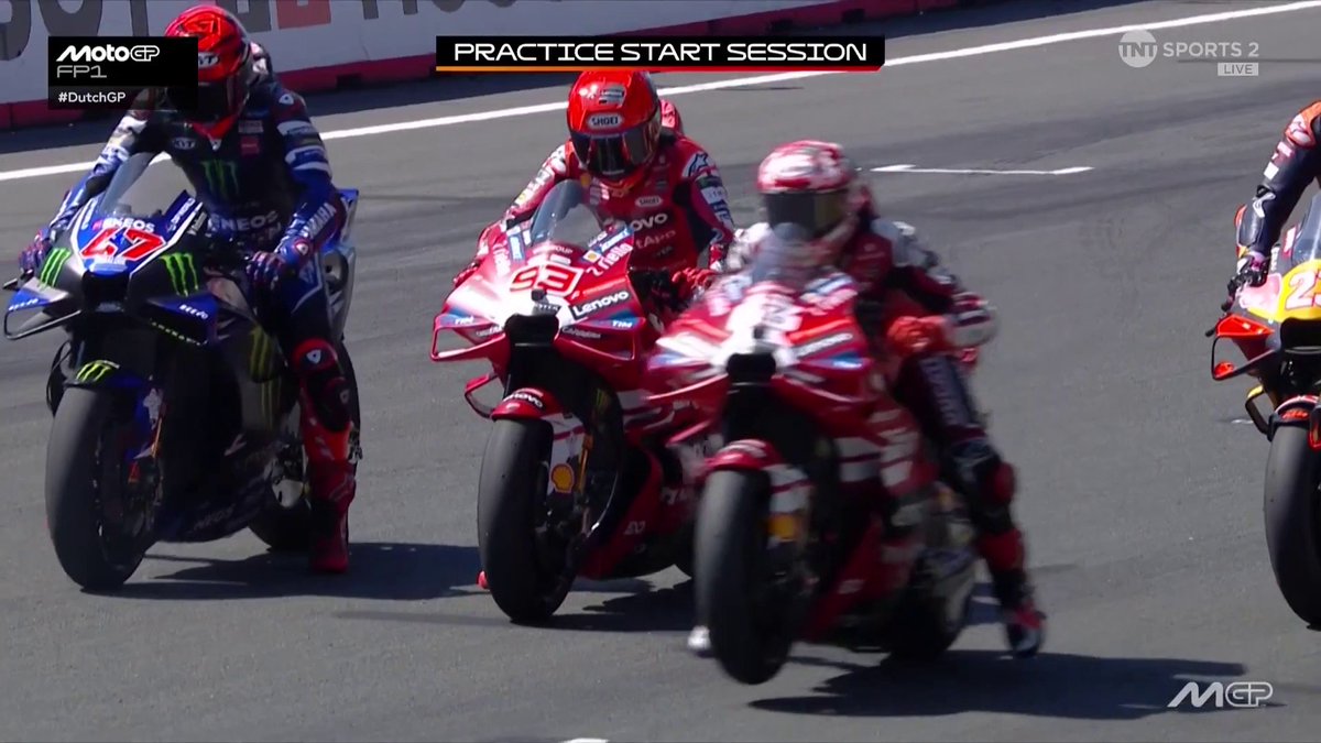First look at bikes without the front lowering devices 💨 #MotoGP | #DutchGP | Live on TNT Sports and HBO Max