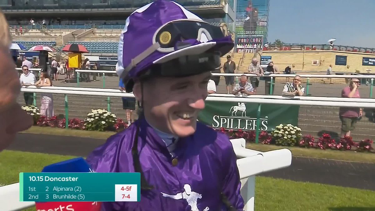 "She's taken a massive step forward for her first run" Matt Chapman caught up with David Egan to get some reaction after Alpinara got off the mark at Doncaster Racecourse...