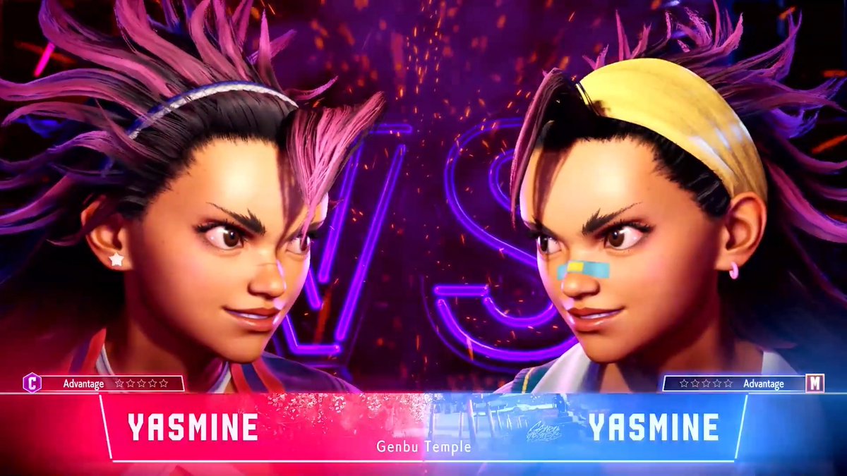 #Yasmine’s VS game faces perfectly capture the expressions she pulls while doomscrolling! #YasmineSF6 #Streetfighter6
