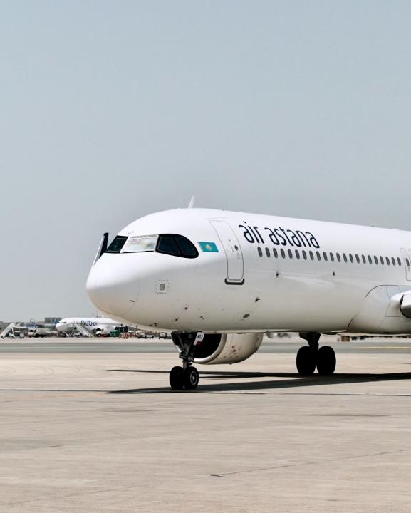 Sälem again, Air Astana 🇰🇿💙 Air Astana is back at DXB, bringing #Dubai’s skyline closer to Almaty's mountains, breathtaking culture and summer adventures in the city of apples 🏙️🏔️✨ And from July flights between Astana ↔️ Dubai will also resume, making connecting to Kazakhstan even easier ✈️✈️