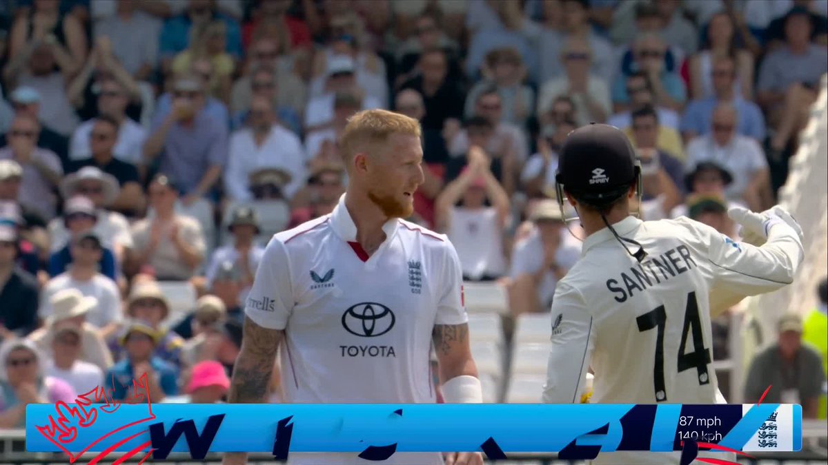 Ben Stokes is on fire this morning! A 250th Test match wicket for the England skipper 🔥