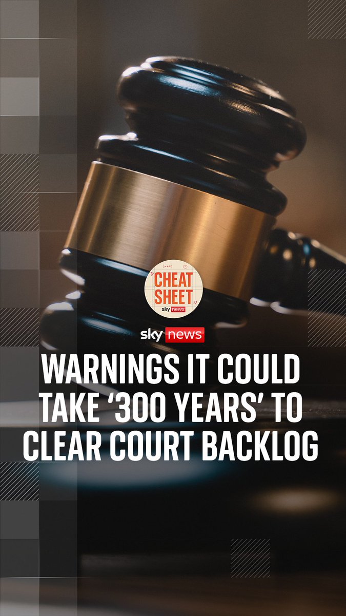 A justice minister has warned it could take '300 years' to clear the court backlog, while some criminals will be released from prison early to free up space. Anna Jones and Kamali Melbourne discuss potential implications. Listen to Cheat Sheet here: