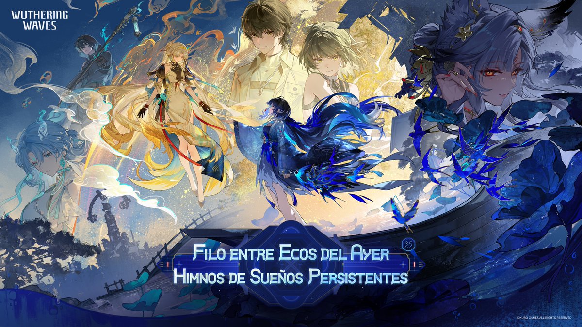 Tráiler oficial de la versión 3.5 de Wuthering Waves | Eisodus El tiempo flota sobre la fortaleza, cual cometa al viento. Por el arroyo que armoniza tejiendo el caos. Osamos conquistar el trueno. Por la luz brillante de la luna naciente. ¡Wuthering Waves Versión 3.5 «Filo entre ecos del ayer, himnos de sueños persistentes» se lanzará el 10 de julio! #WutheringWaves #WutheringWavesES #WutheringWaves3ꓸ5