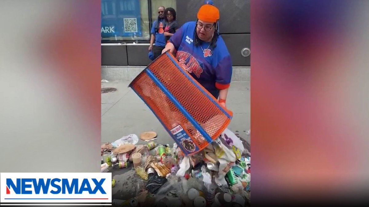 TAKING OUT THE TRASH: “The Right Squad” weighed in after a JPMorgan Chase DEI executive was fired following a viral video that showed her dumping garbage on a sidewalk and stealing a city trash can during the New York Knicks championship parade.
