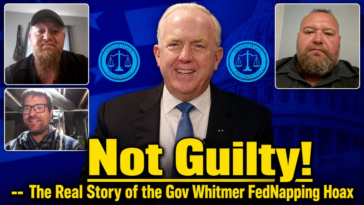 NEW EPISODE: ”Not Guilty!" -- The Real Story of the Gov Whitmer FedNapping Hoax YouTube: Rumble: Spotify: Apple Podcasts: