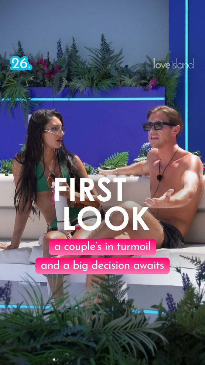 First Look: Kavan takes a step back from Jasmine after worrying about her and Lorenzo... But with the boys holding the power at tonight’s recoupling, has he picked the worst possible timing? 👀 #LoveIsland #FirstLook