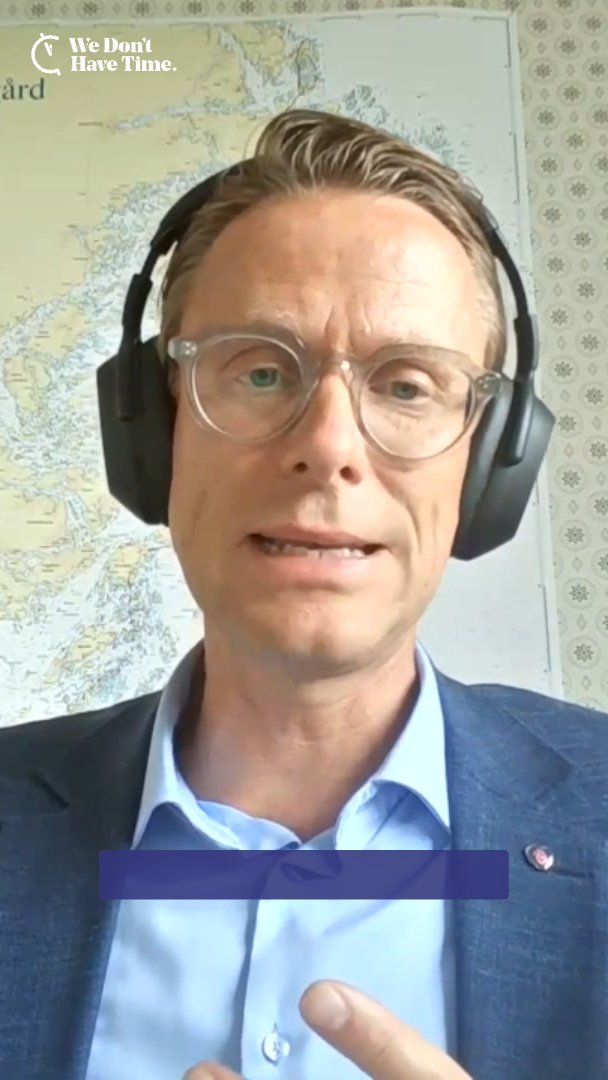 "We conclude that the transformation in society is too slow." 🌍 Fredrik Nilzén, Head of Corporate Sustainability at Scania Group, points to fossil fuel subsidies, truck weight regulations, and weak buyer demand as the barriers stalling electrified transport. Watch more from London Climate Action Week on We Don't Have Time Exponential Roadmap Initiative