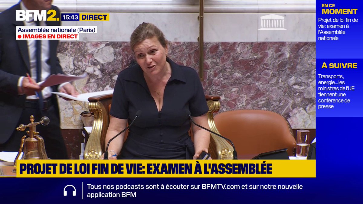 💬"La boutique de l'Assemblée nationale vend des magnifiques éventails" Yaël Braun-Pivet revient sur la chaleur dans l'hémicycle,en raison d'une panne de climatisation dans l'Assemblée #BFM2