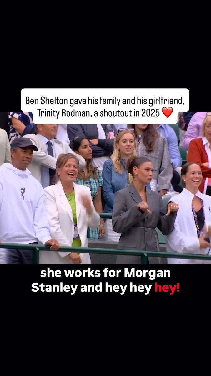 This shoutout helped get Ben Shelton's sister out of work for his Wimbledon run last year 🙌