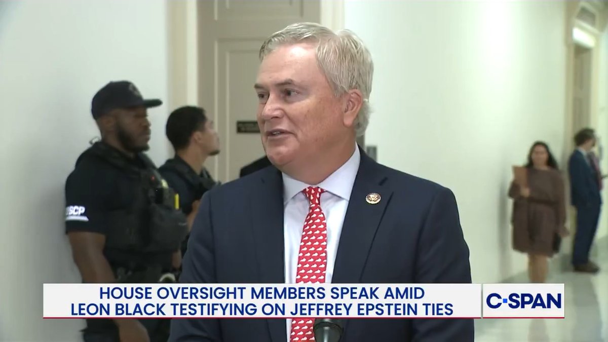 .Rep. James Comer on Leon Black testimony: "Of all the witnesses that have come thus far, this one has the potential to be the most groundbreaking deposition."