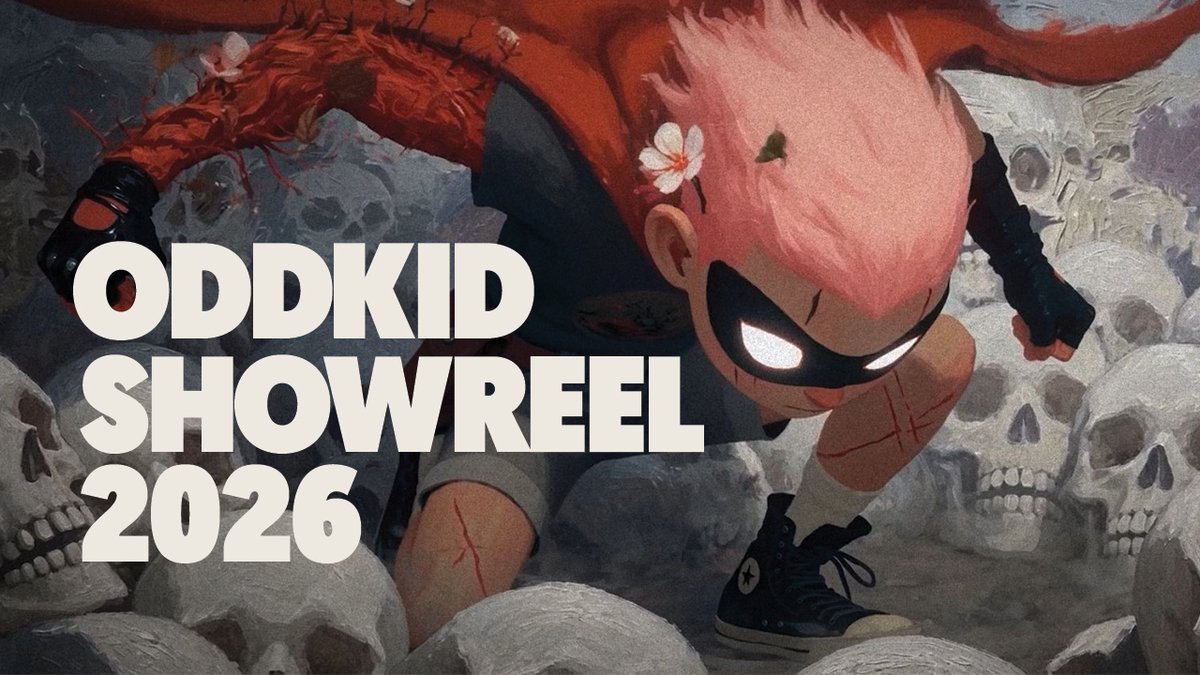 ODD KID • SHOWREEL 2026 🔊 A quick showreel of what I’ve been building over the last twelve months with Odd Kid The first building blocks of larger worlds like The Light Within and Junkyard King but also some bits and pieces of Electric Pink, Kidd-0, Kitsune, etc. They all have one thing in common: a fascination for storytelling and a belief that new tools should expand our imagination, not replace it. After fifteen years of building studios and creative companies, it felt like the right time to start something of my own again. Odd Kid is an original IP label and micro-studio focused on developing new worlds, packaging original stories, and collaborating with exceptional artists, filmmakers, and technologists to bring them to life. This is just the beginning. More soon. ⚔️✨