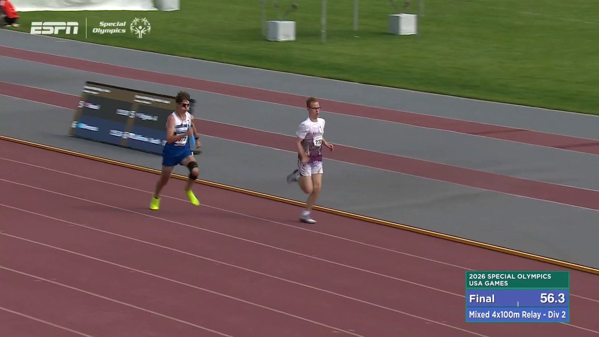This race came down to the final stretch 👀 Watch the 2026 Special Olympics USA Games on the ESPN App.