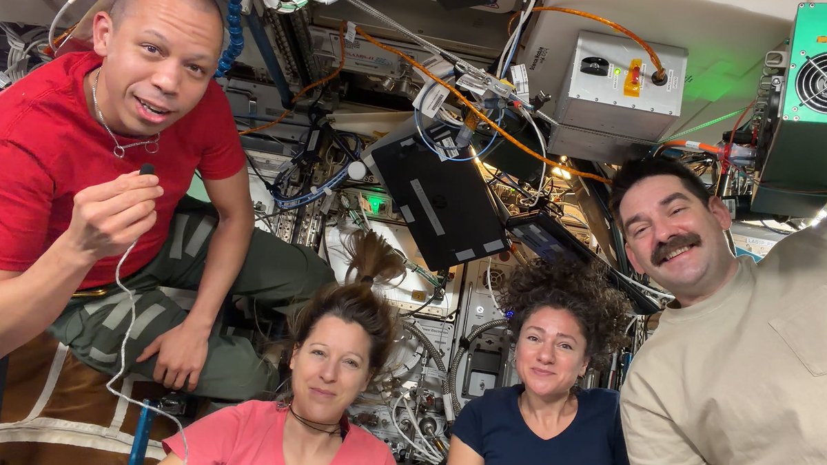 Four Expedition 74 astronauts congratulate NASA's Glenn Research Center engineers for 25 years of measuring station vibrations caused by hardware, spacecraft, and the crew. Results will help researchers design payloads that resist vibrations for pristine outcomes. More...