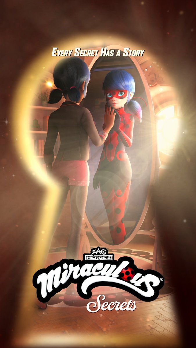 Only I know all the secrets... 🤫 Get ready to watch Miraculous Secrets, the new digital series, July 3rd on YouTube! ✨