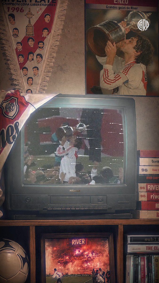 𝟏𝟗𝟗𝟔 📼🏆 Las noches para la historia del campeón de América. 🤍❤️🤍